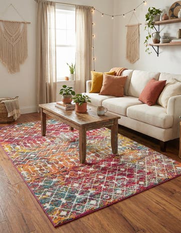 5' 3 x 8' Moroccan Trellis Rug