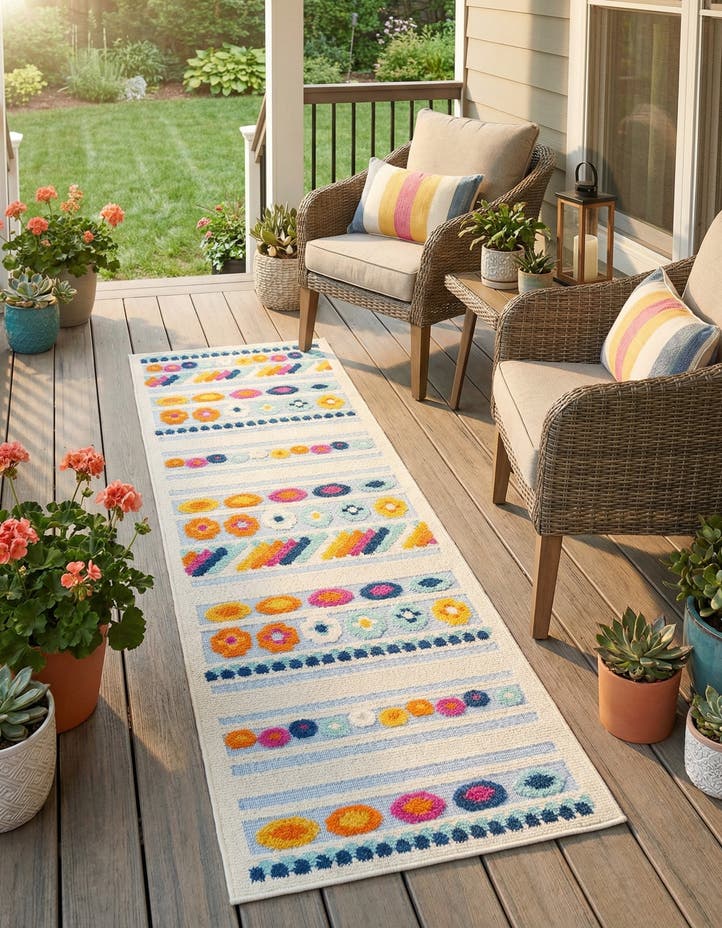 2' x 8' Easy-Clean Aruba Indoor / Outdoor ...