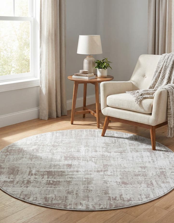 5' 3 x 5' 3 Valencia Round Rug