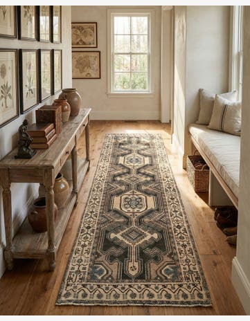 2' 11 x 9' 1 Vintage Runner Rug