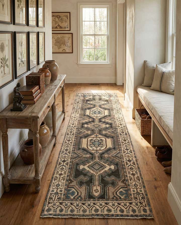 2' 11 x 9' 1 Vintage Runner Rug
