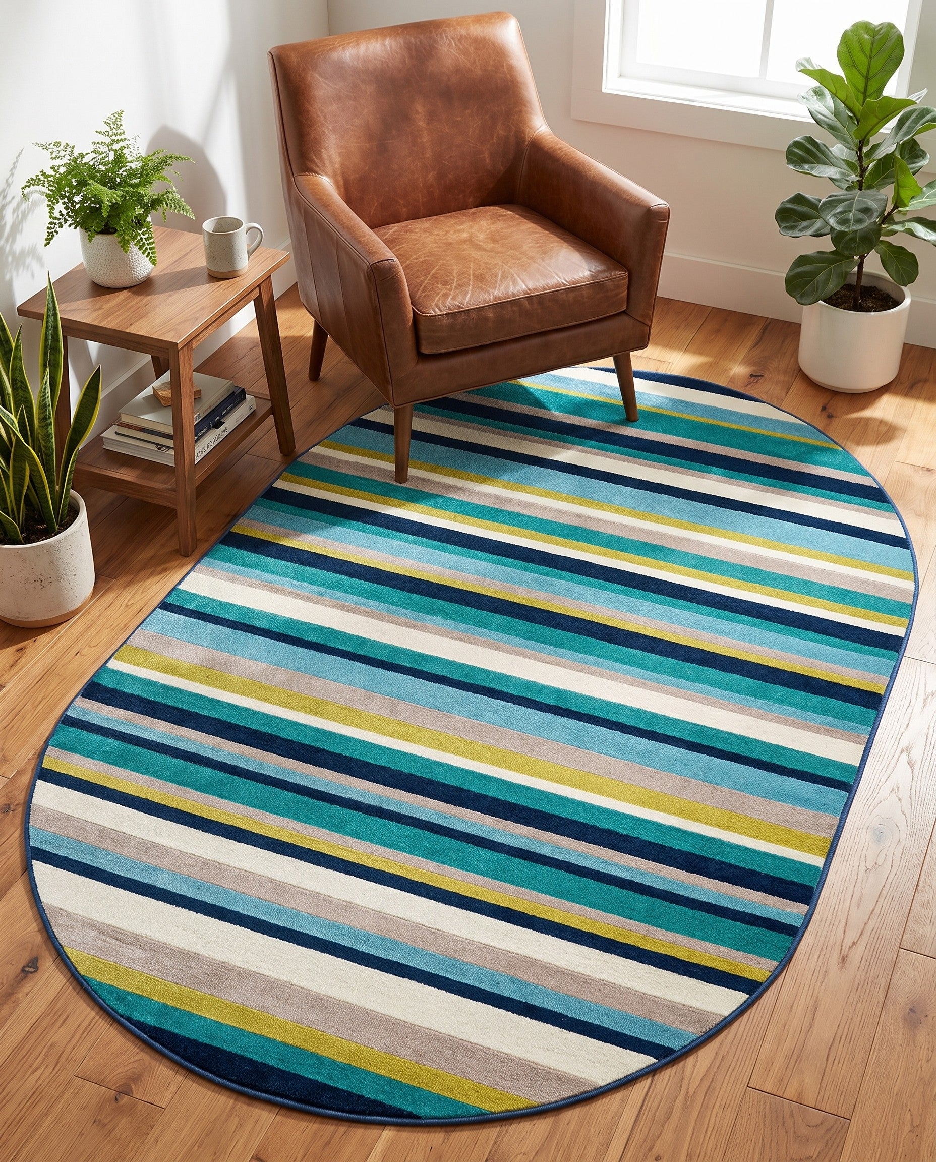 4' x 6' Azalea Oval Rug