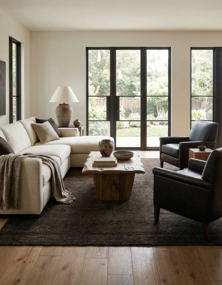 Detail image of 5' 7 x 8' 2 Juma Wool Rug