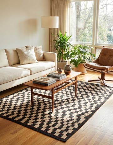 5' 8 x 7' 7 Hand Woven Kilim Modern Wool Rug