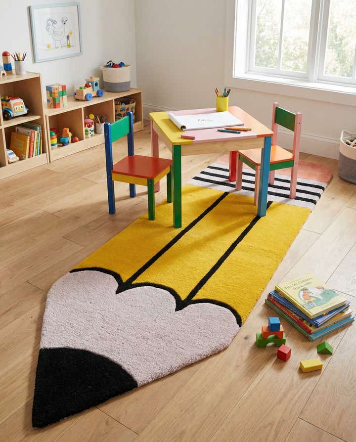 2' x 5' 11 Playtime Kids Wool Freeform Rug