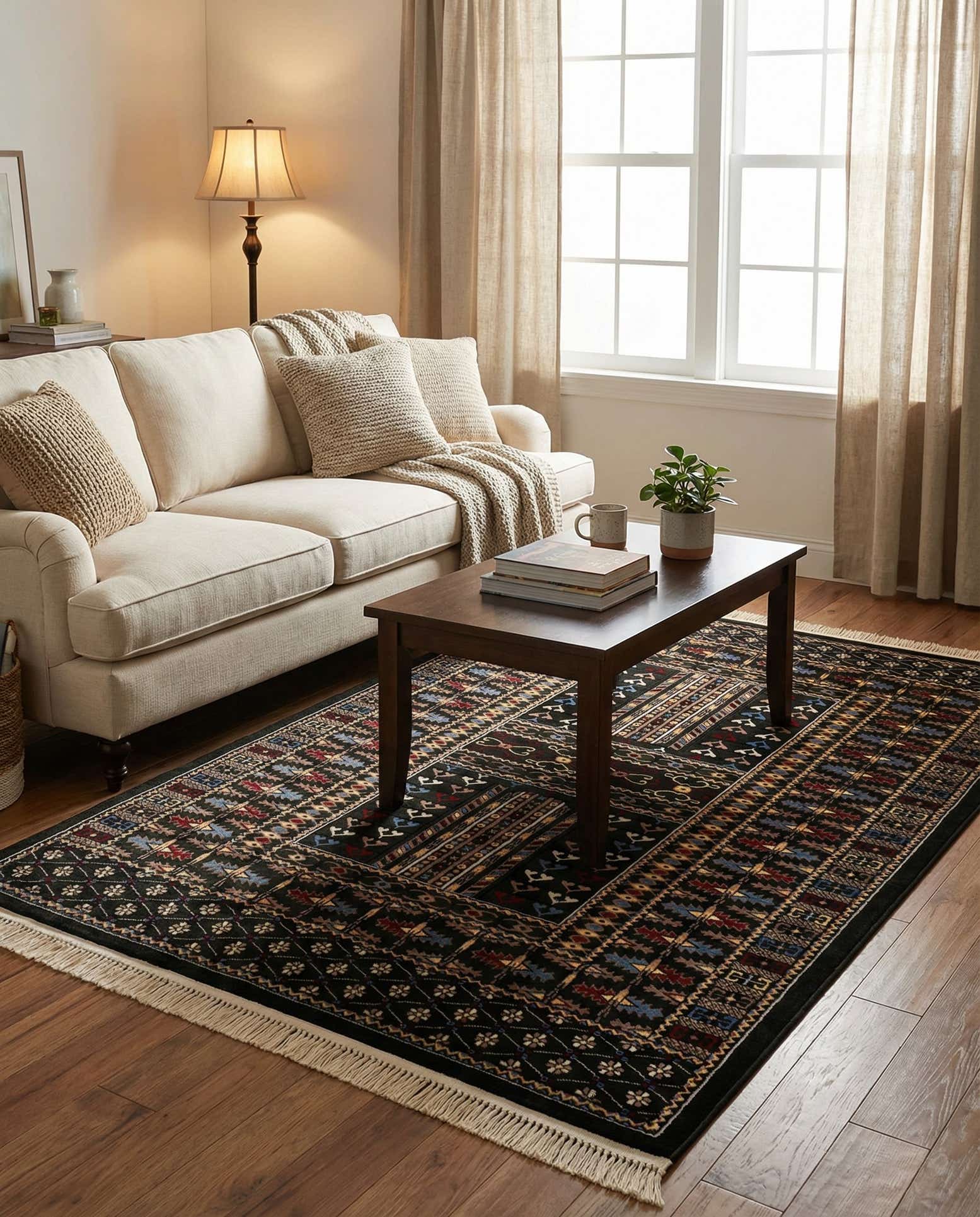 5' 3 x 8' Bokhara Rug