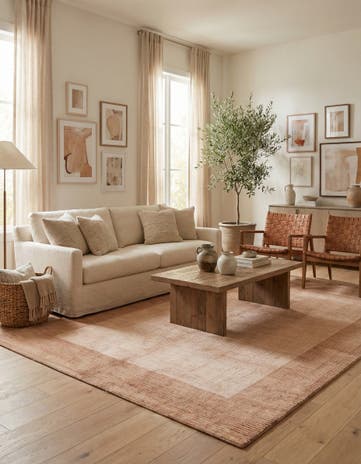 5' 7 x 7' 10 Hand Knotted Darya Wool Rug