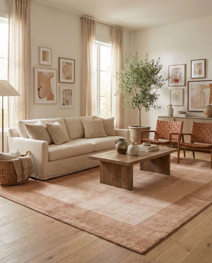 5' 7 x 7' 10 Hand Knotted Darya Wool Rug