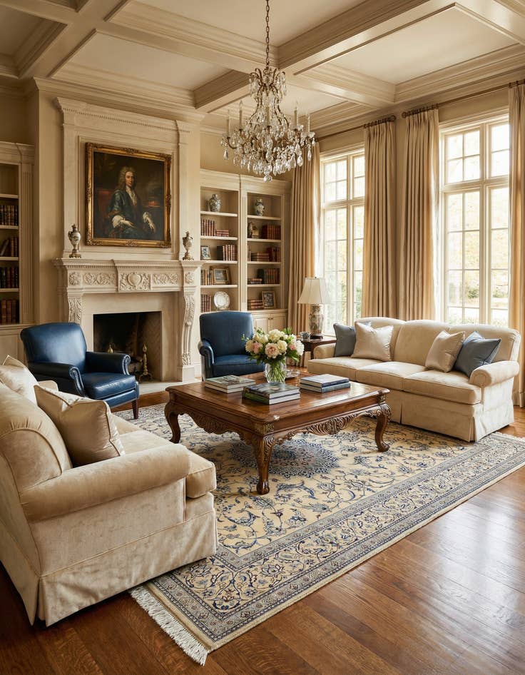 Detail image of 8' 2 x 11' 1  Hand Knotted Nain Persian Rug