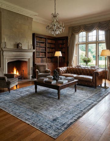 9' 11 x 12' 11 Vintage Royal Wool Rug