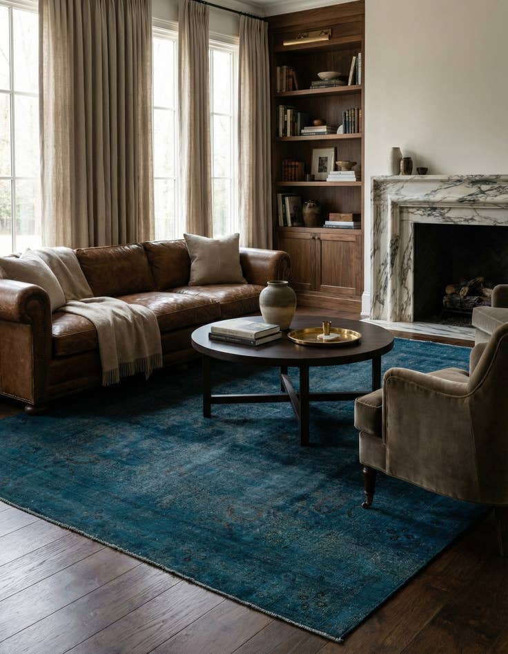 Detail image of 9' 2 x 12' 2  Hand Knotted Ultra Vintage Persian Wool Rug