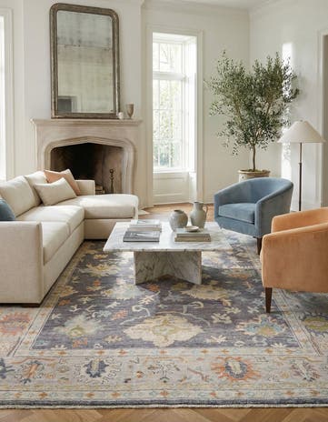 10' x 14' Hand Knotted Oushak Rug