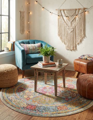 Santiago Round Rug