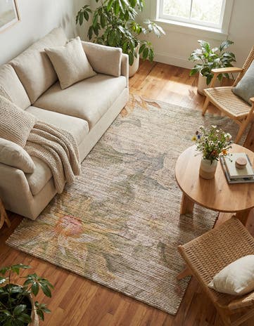 4' 1 x 6' Chenille Jute Rug