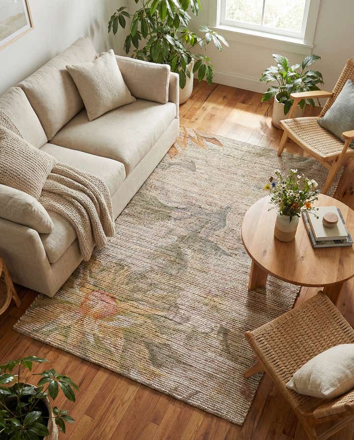4' 1 x 6' Chenille Jute Rug