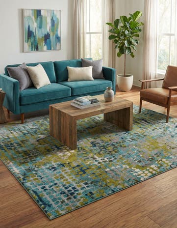 9' x 12' Washable Theia Rug