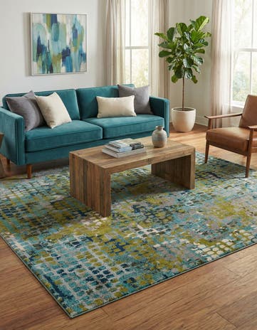 9' x 12' Washable Theia Rug
