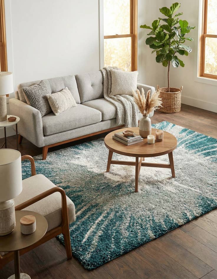 Detail image of 6' x 9' Soft Touch Shag Rug