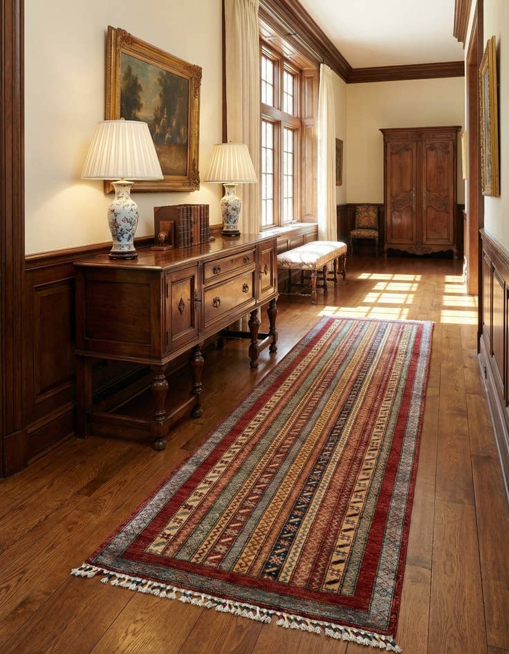 Detail image of 2' 9 x 11' 4 Schall Wool Runner Rug