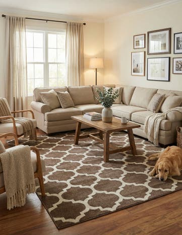 7' x 10' Lattice Rug