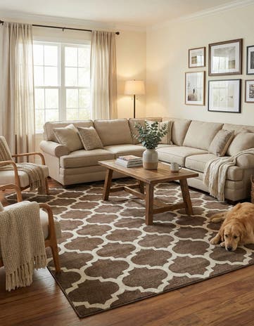 7' x 10' Lattice Rug