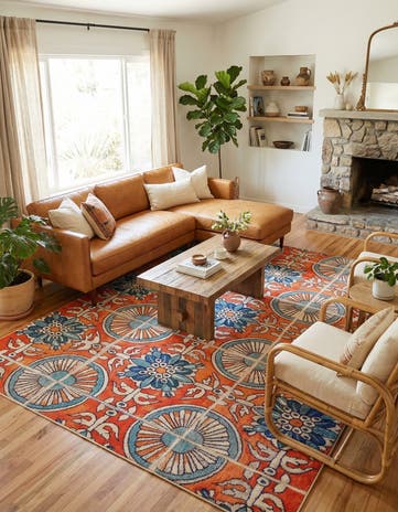10' 6 x 16' 5 Washable Hyacinth Rug