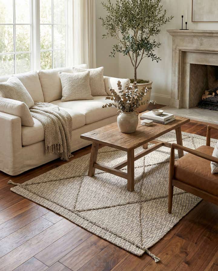 3' 9 x 6' 1 Hand Knotted Darya Wool Rug