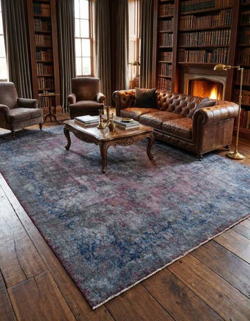9' 11 x 12' 10 Vintage Royal Wool Rug