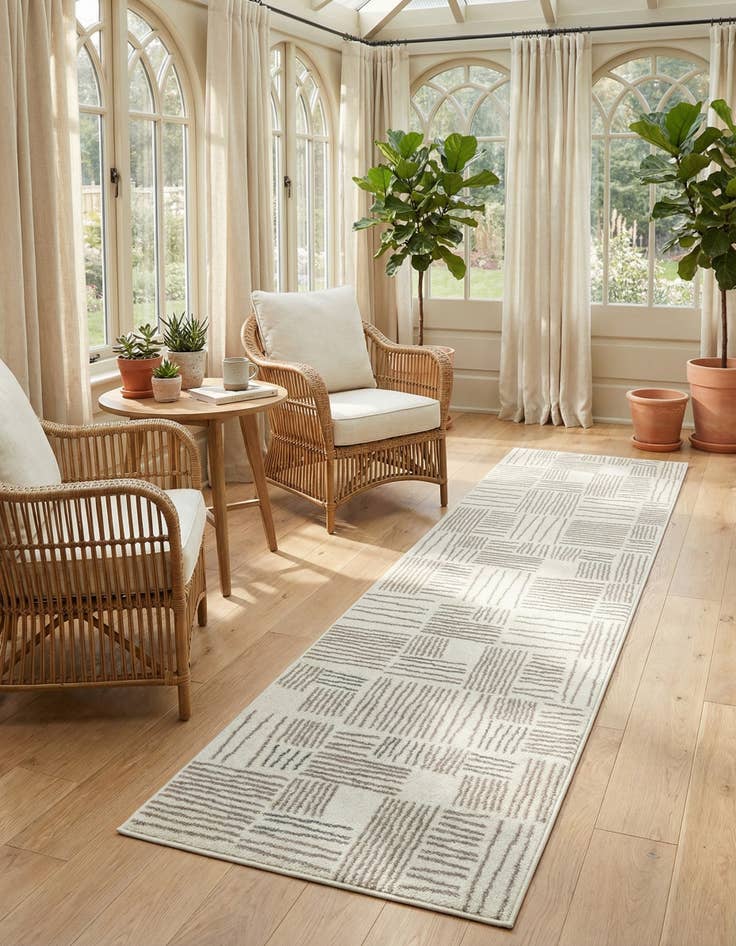 Detail image of 2' 7 x 10' Hanahan Runner Rug