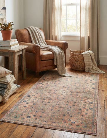 3' 2 x 6' Hand Knotted Ultra Vintage Persian Wool Rug
