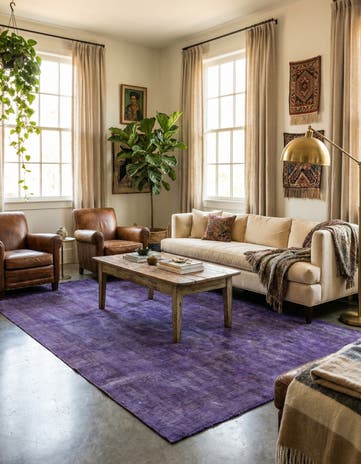5' 8 x 8' 10 Hand Knotted Ultra Vintage Persian Wool Rug