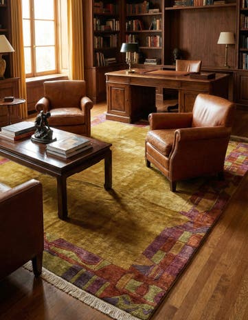 8' 3 x 10' Hand Knotted Nepal Wool Rug
