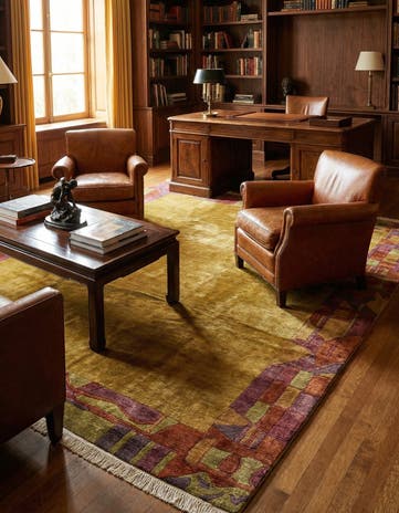 8' 3 x 10' Hand Knotted Nepal Wool Rug