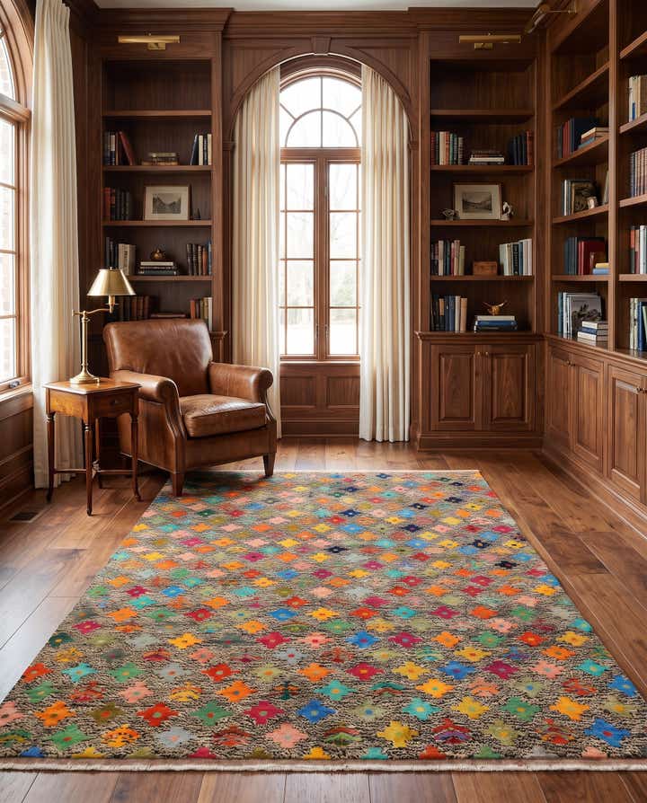 5' 6 x 7' 10 Hand Knotted Balouch Wool Rug