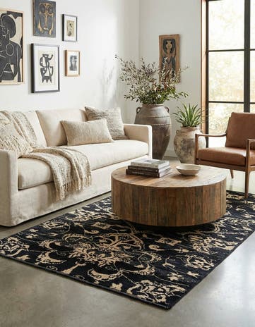 3' 10 x 6' 1 Hand Knotted Moroccan Wool Rug