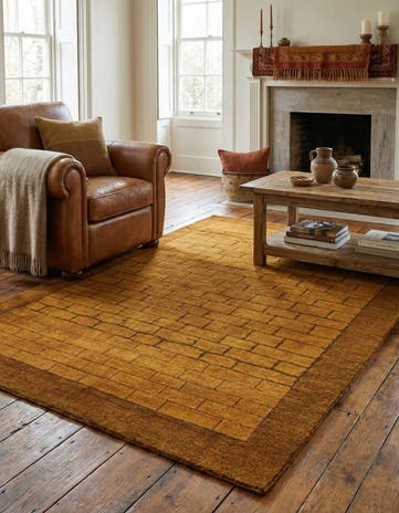 5' 5 x 7' 10 Hand Knotted Kashkuli Gabbeh Wool Rug