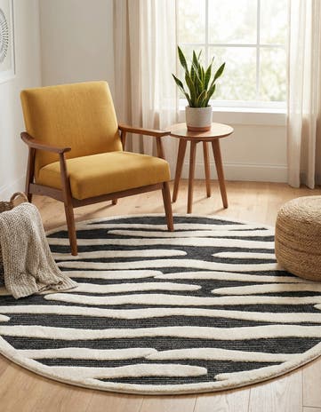 6' x 6' Prismatic Round Rug