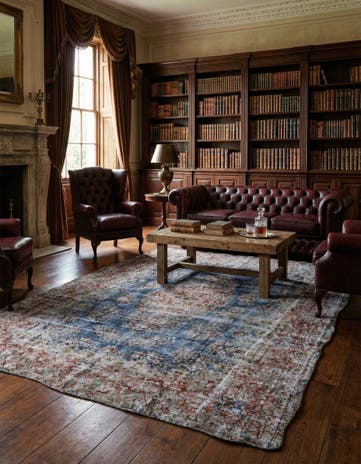 7' 8 x 10' 4 Vintage Royal Wool Rug