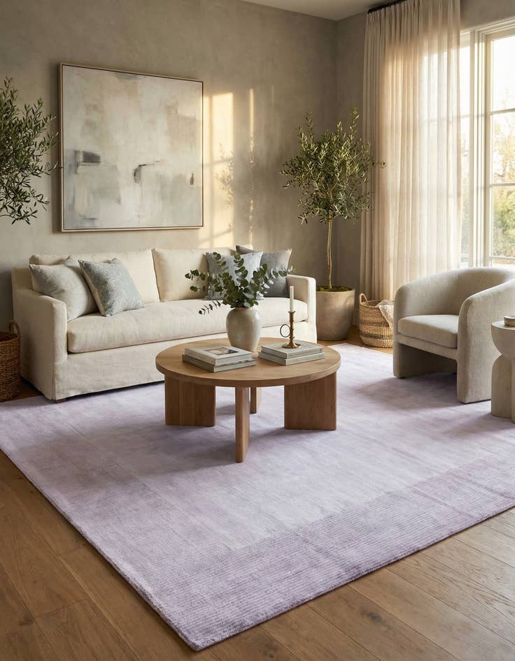 Detail image of 6' 6 x 9' 4  Hand Knotted Darya Wool Rug