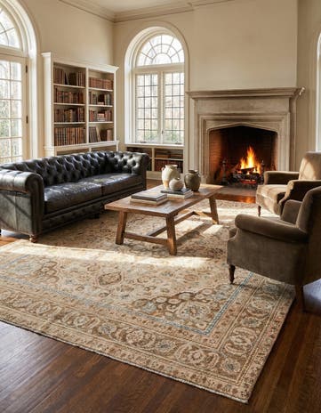 9' 7 x 12' 2 Vintage Wool Rug
