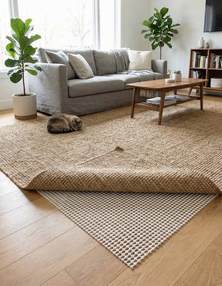 Detail image of 8' x 8' Square Non-Slip Rug Pad