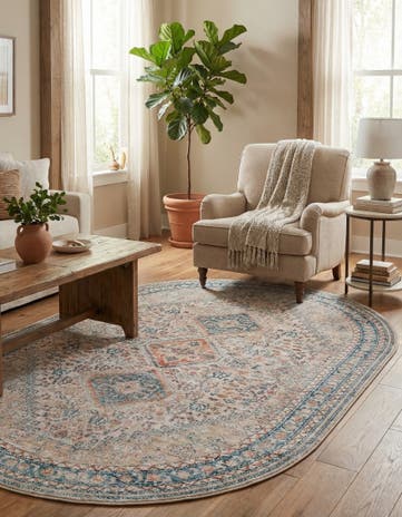 5' 3 x 8' Newport Oval Rug