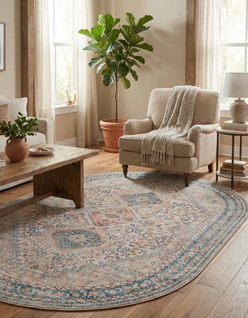 5' 3 x 8' Newport Oval Rug