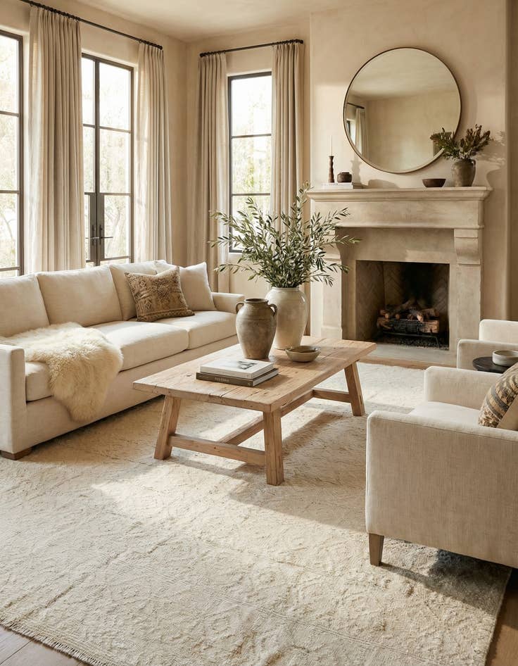 Detail image of 8' 3 x 10' 2  Hand Knotted Moroccan Wool Rug