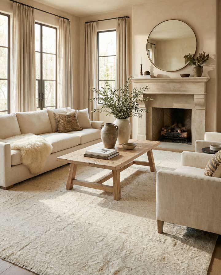 8' 3 x 10' 2 Hand Knotted Moroccan Wool Rug