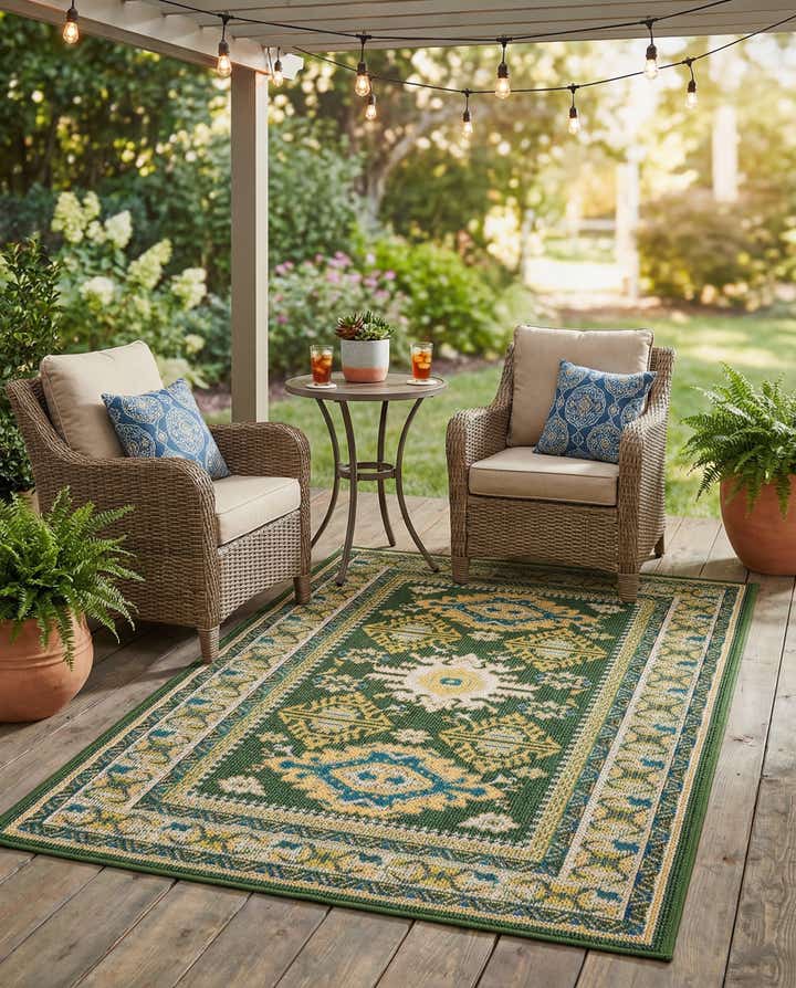 4' x 6' Easy-Clean Baja Indoor / Outdoor Rug