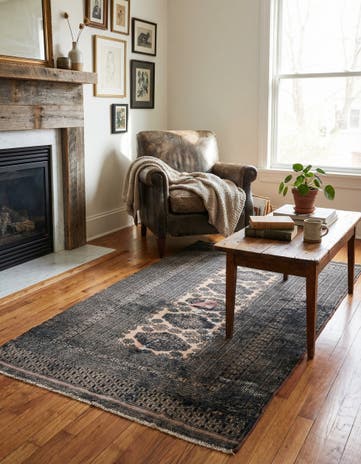 2' 10 x 5' Hand Knotted Ultra Vintage Persian Wool Rug