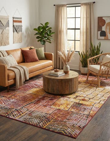 Rust Red Valencia Rug