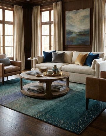 8' 3 x 9' 9 Kashkuli Wool Rug