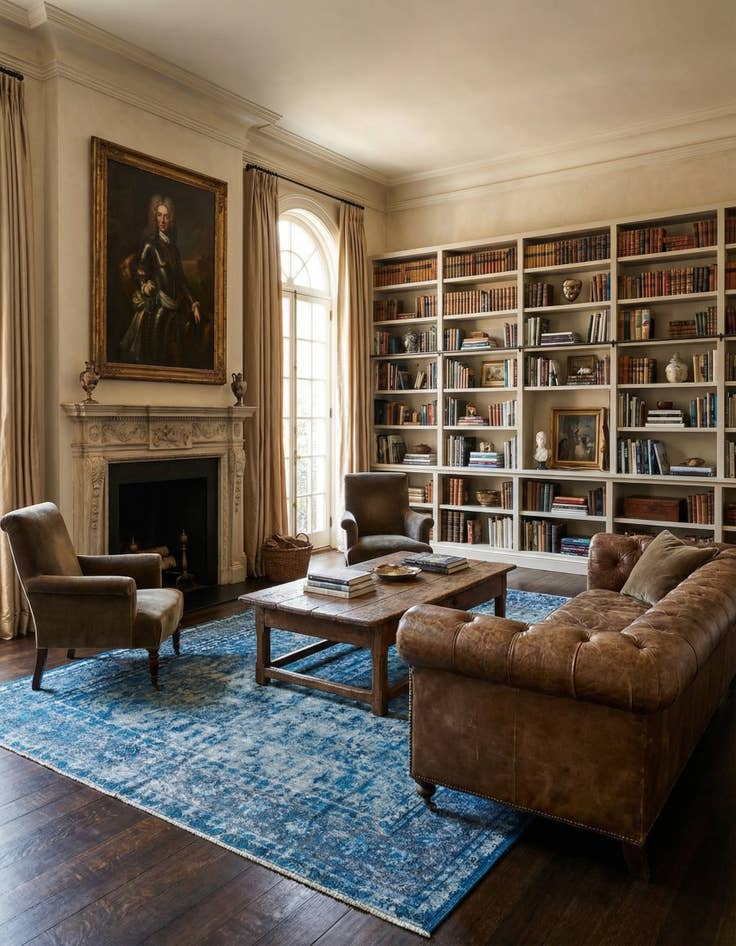 Detail image of 9' 3 x 12' 2 Vintage Royal Wool Rug